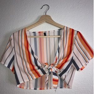 Zaful Tops - striped crop top Zaful Tops - striped crop top
